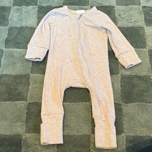 Cozy cream speckled  Kids Footie